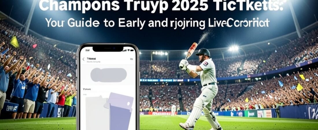 Champions Trophy 2025 Tickets: Your Guide to Booking Early and Enjoying Live Cricket