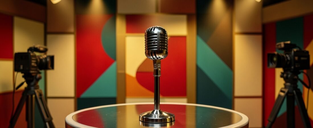 60s Game Show Mic: A Nostalgic Icon of 1960s Television