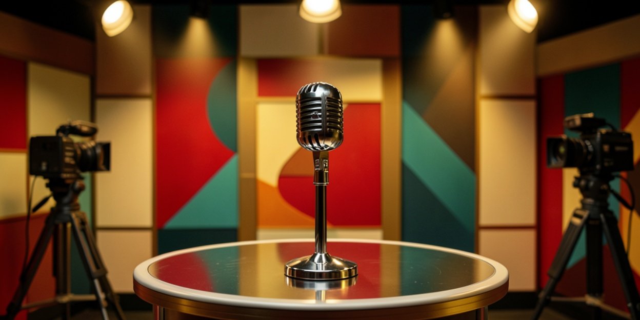 60s Game Show Mic: A Nostalgic Icon of 1960s Television